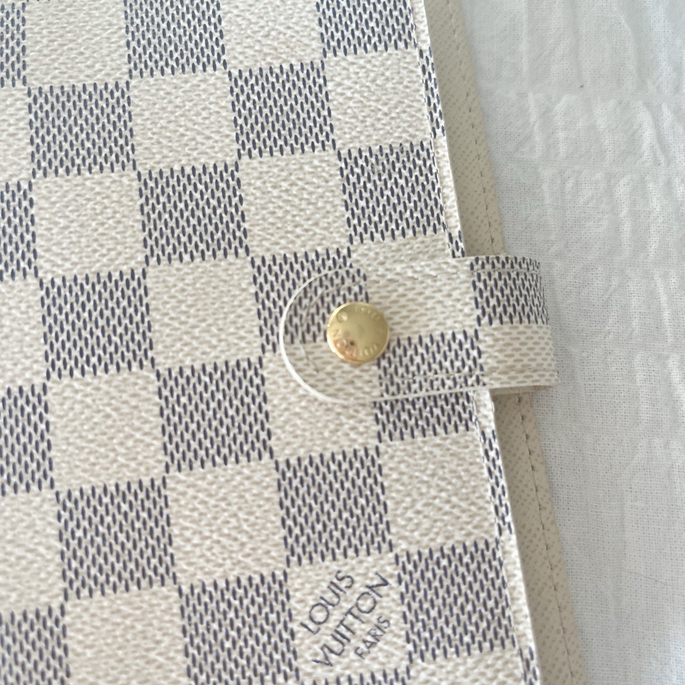 LOUIS VUITTON Damier Azur Small Ring Agenda - Picture 2 of 15